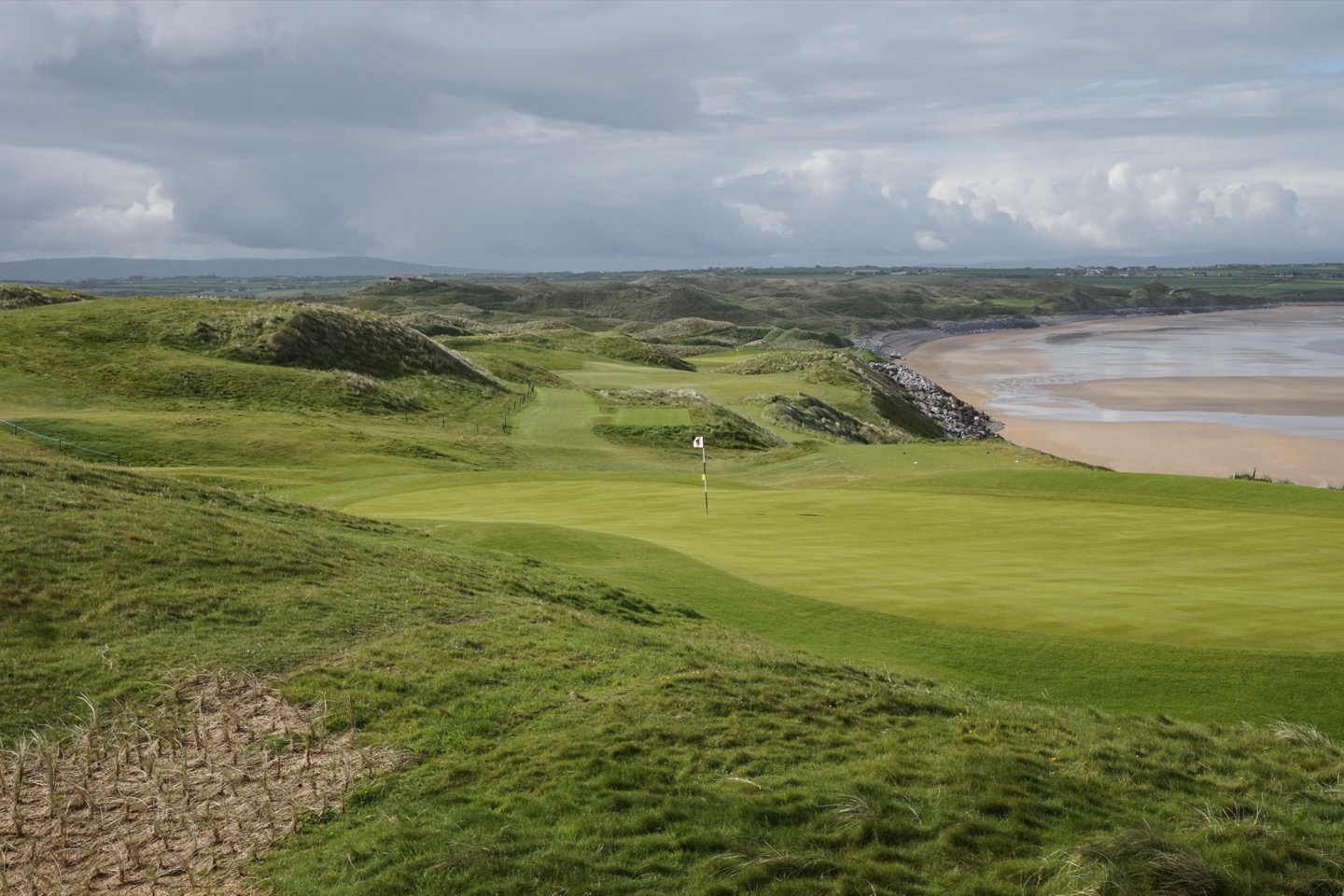 Ballybunion Old Course’s 10th green above the Atlantic coast in County Kerry.