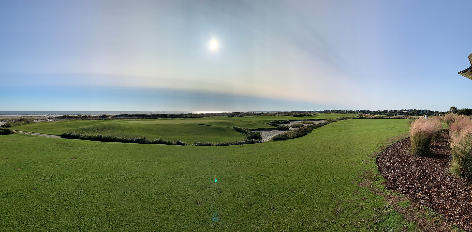 The 18th green of the Ocean Course at Kiawah Island.
